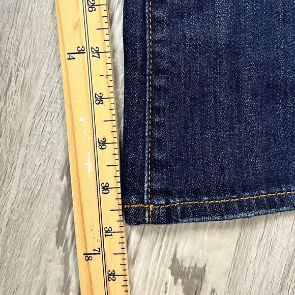 Lucky Brand Sofia Boot Jeans Mid Rise Dark Wash Denim Blue Womens Size 14 / 32 - Picture 13 of 14